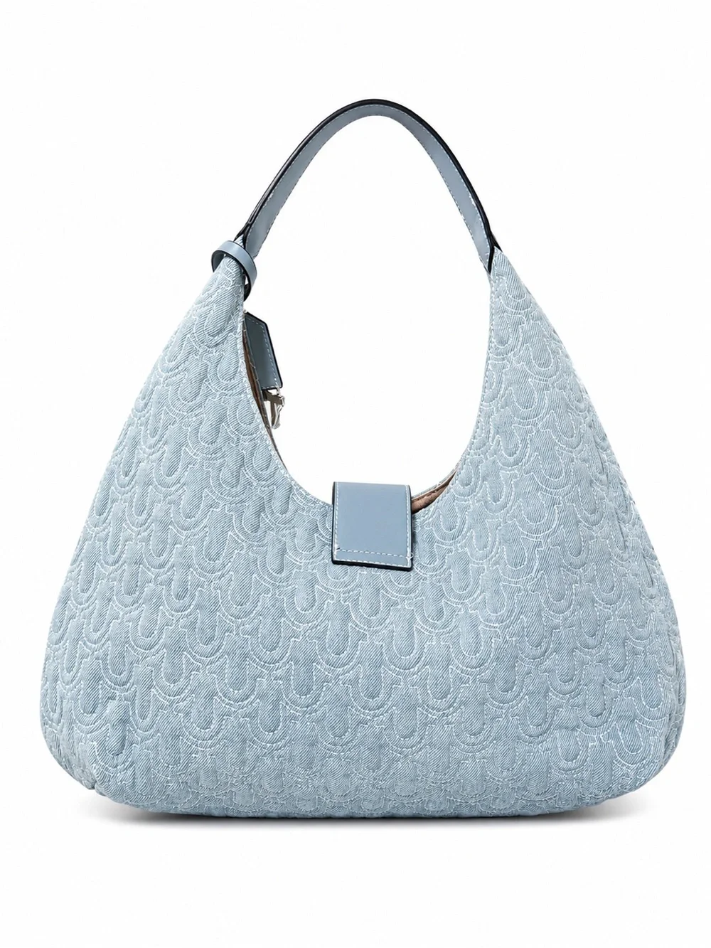 True Religion - Quilted Horseshoe Large Denim Hobo NWOT MSRP $120